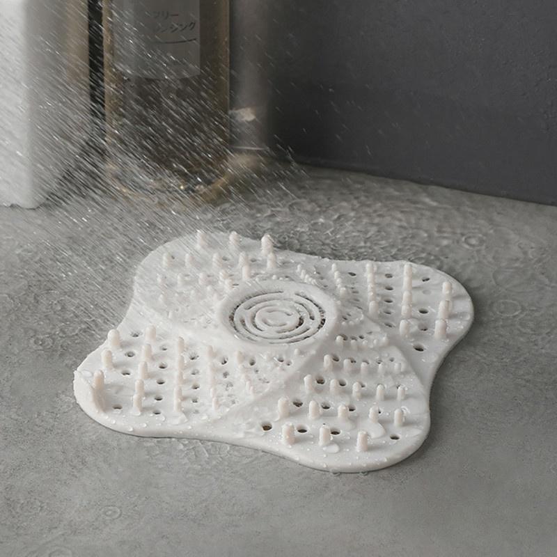 Anti-blocking Hair Catcher and Stopper Plug Trap Shower Floor Drain Covers Sink Strainer Filter Bathroom Kitchen Accessories 1Pc