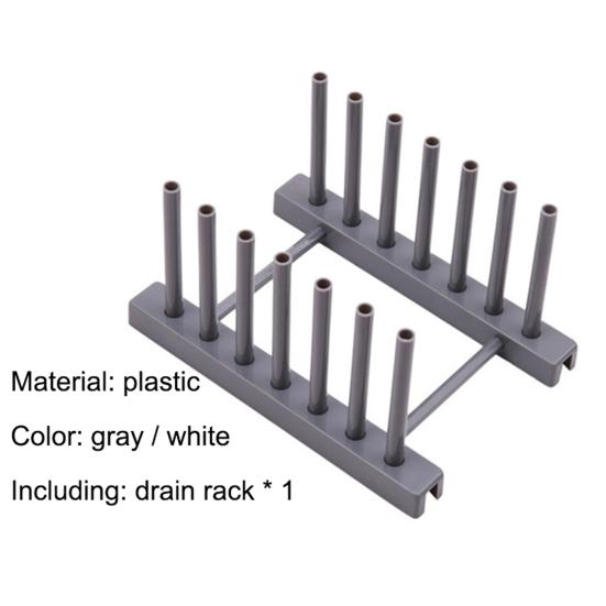 House Dish Rack Sturdy Save Space Lightweight Plastic House Dish Rack