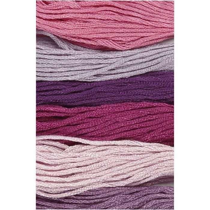 Premium 6-strand Embroidery Thread - 100% Mercerized Cotton. Ref 412720