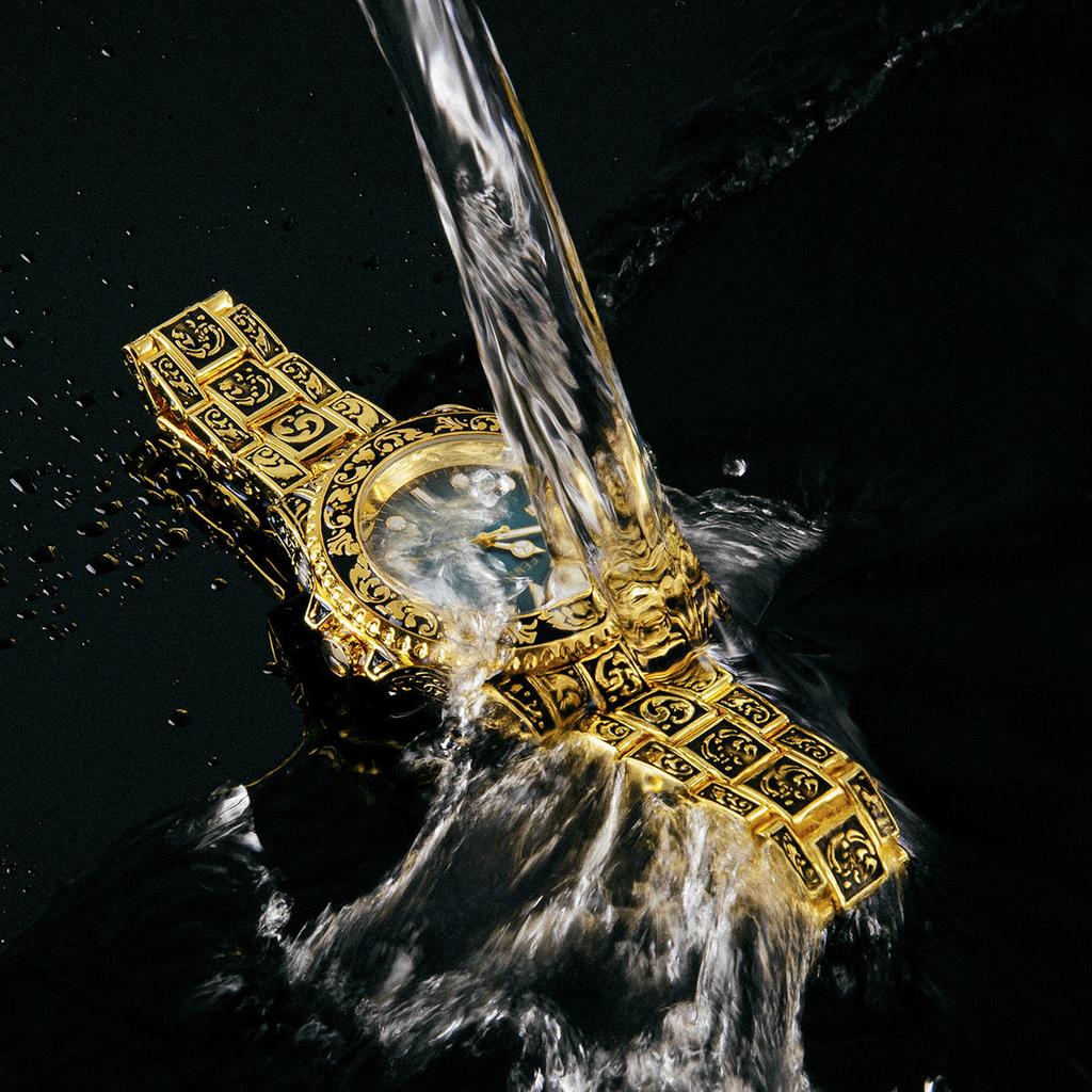 Men's Luxury Business Steel Watch 2025 Male Gifts Gradient Dial Auto Date,luminous Hands Quartz Watches For Man Relogio Masculino