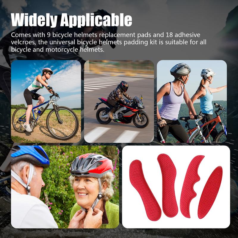 Helmets Padding Ventilated Soft Bicycle Helmets Inner Pads Bicycle Replacement Sponge Padding Supplies Helmets Protection