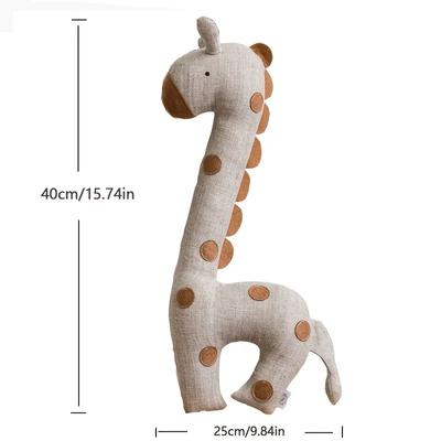 Sevimli Horoz Zürafa Peluş Doldurulmuş Hayvan Kaz Peluş Kuğu Yumuşak Hayvan Ördek Peluş Tavuk Tavuk Bebek Oyuncağı Rahatlatıcı Arkadaş