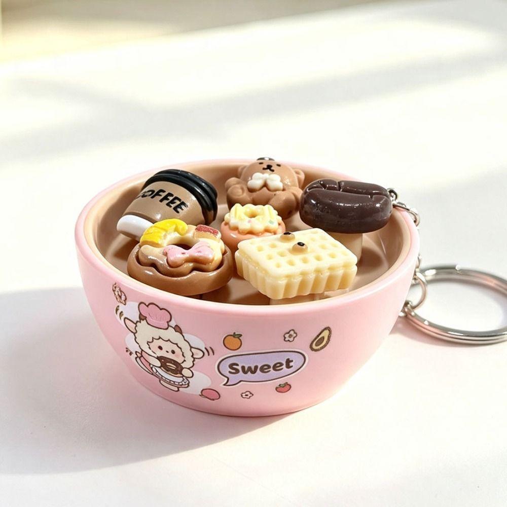 Cute Cat Series Clicking Pressure Relief Toy Push Button Button Press Click Keyring Children Gift
