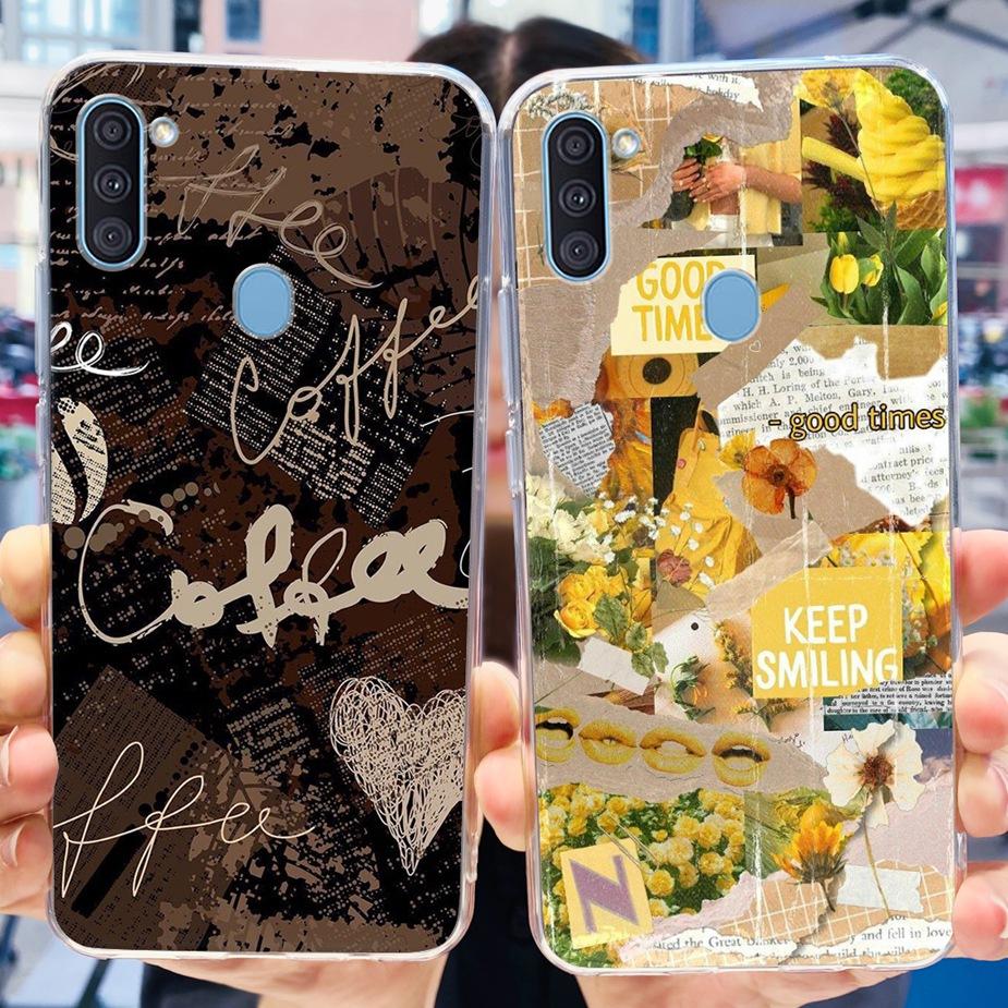 For Samsung Galaxy A11 Case SM-A115F Popular Painted Cover Soft Silicone Phone Case For Samsung A11 M 11 Galaxy M11 M115F Fundas