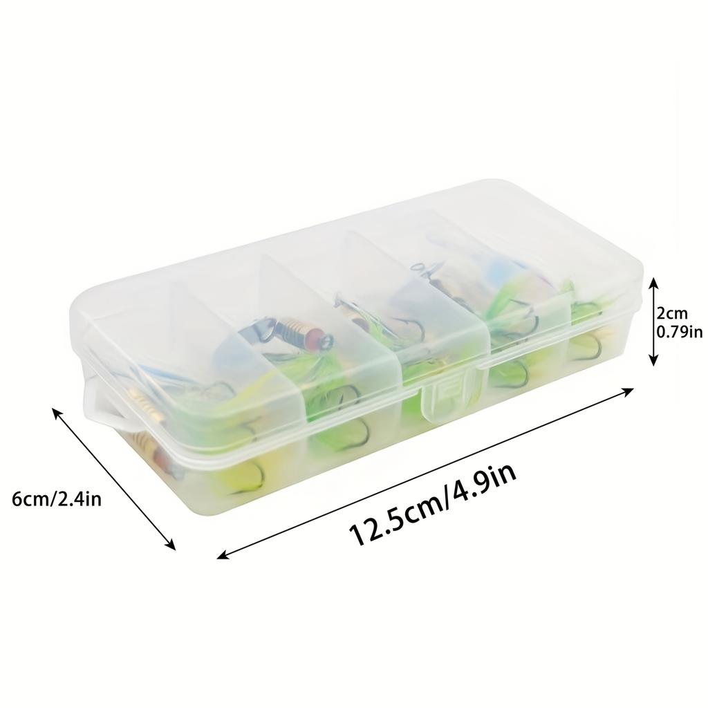 New 10PCS/Box Metal Spoon Spinner Fishing Lure Set Spoonbait Crankbaits Fishing Wobblers for Pike Crochet Kit Artificial Bait