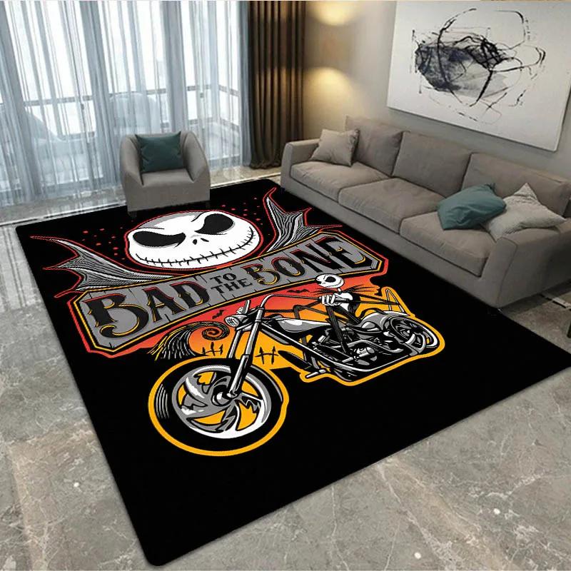 Halloween The Nightmare Before Christmas Teppich Wohnzimmer Schlafzimmer Teppich Rutschfester Teppich Zuhause Schlafzimmer Dekoration Geburtstagsgeschenk