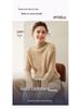 Women's Thickened Cashmere Sweater - Autumn/Winter, Half-High Neck, Twist Pattern Pullover, Casual Fashion.