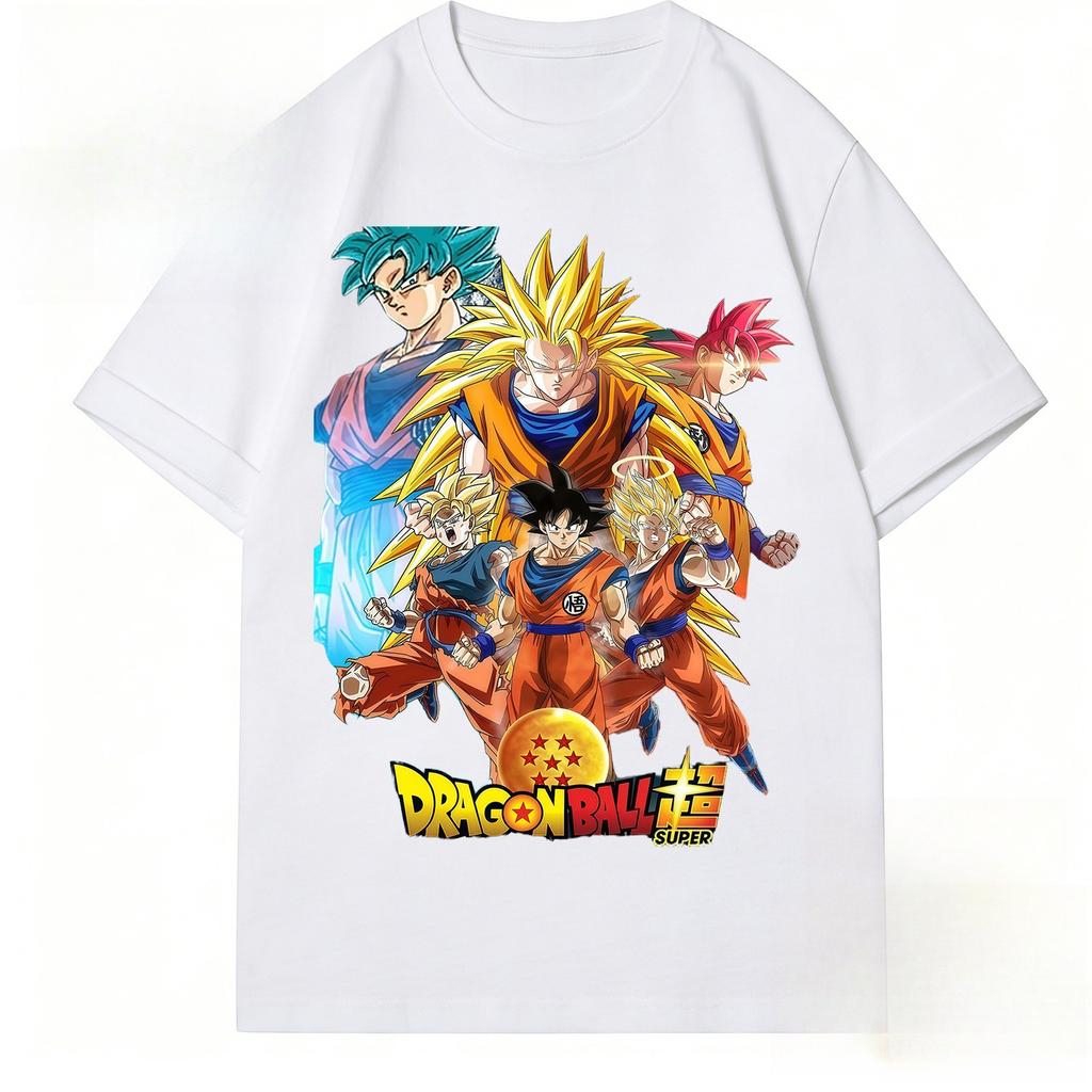 Dragon Ball Gourmet Yogurt Full Form Pattern Printed TShirt  Highquality Cotton Top  Childrens Clothing