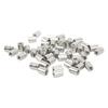 50Pcs Coupling Nut Round Rod Connector Female Thread 304 Stainless Steel M6x1.0 10 L13mm