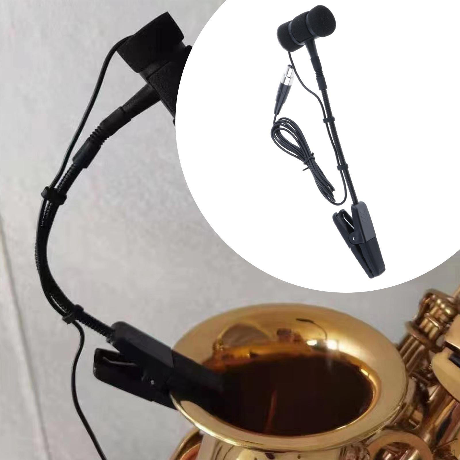 

Микрофон для инструментов, портативный аксессуар для музыкальных выступлений 4 Pin for Sax