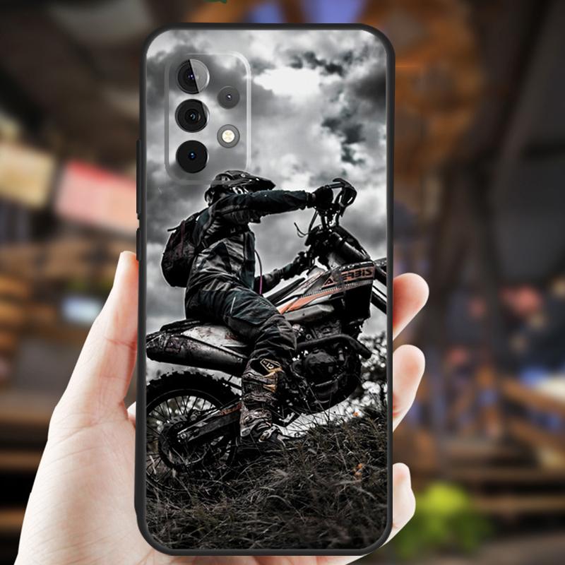 Fashion Motorcycle Man Case For Samsung Galaxy A13 A23 A33 A53 A73 A14 A34 A54 A12 A22 A32 A52 A72 A51 A71 Cover