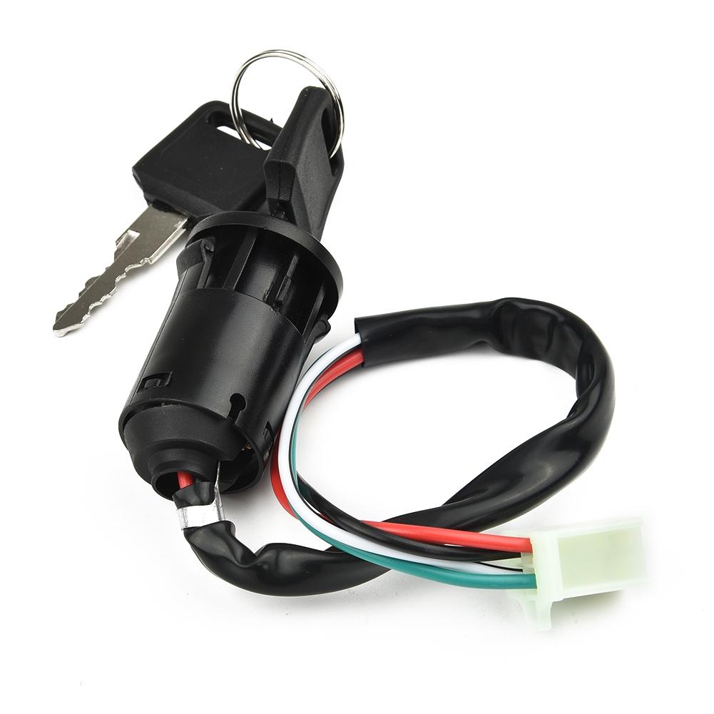 Versatile Motorcycle Ignition Switch 2 Position On Off with 4 Way Connector