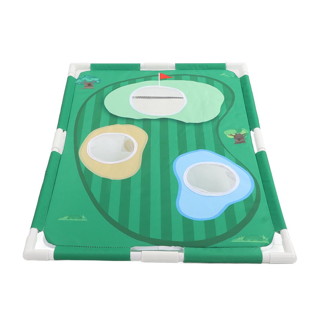 Golf Chipping Net Indoor Outdoor Swing Training Net Portable Golf Chipping Cage Set with Storage Bag