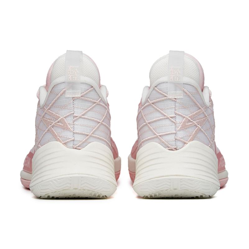 Anta Light Horseman 3 Basketballschuhe Herren Niedrig geschnitten Duftende Blume Rosa/Elfenbeinweiß Sneaker 112221608-3