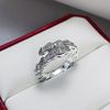 Snake Ring Female, Niche Design Medusa Python Knuckle Bone Rhombus Three-Dimensional Animal Ring