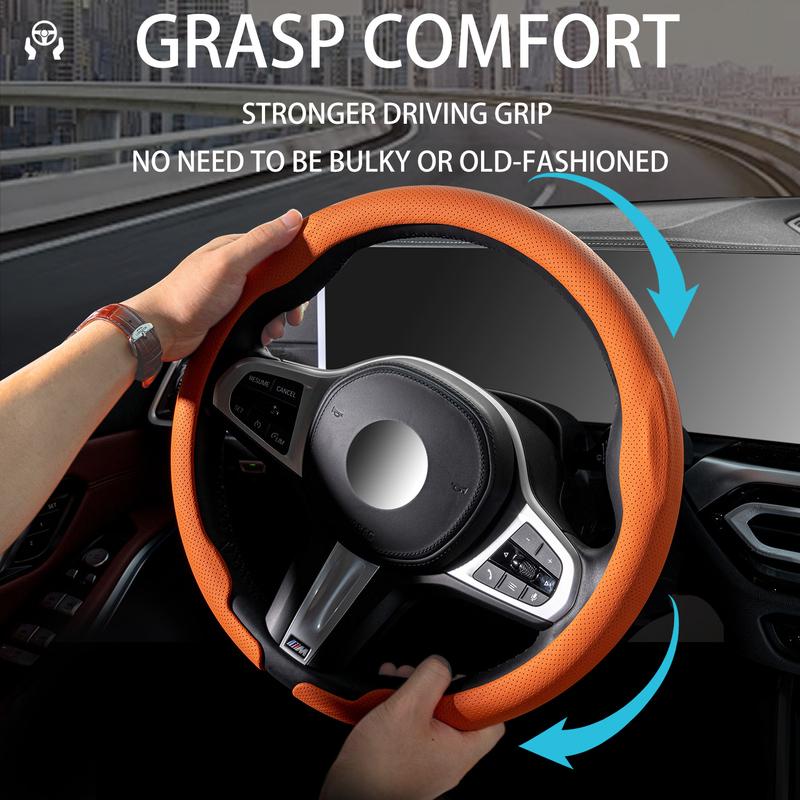 Suitable For Peugeot Car Steering Wheel Covers 206 207 308 308SW 508 3008 Rifter Partner e-3008 Automobile Parts All Seasons