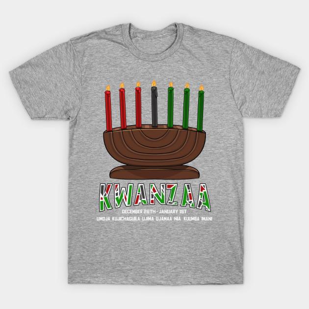 Unisex Fashion TShirt Kwanzaa Kinara Candle Print TShirt Plus Size S-5XL T-Shirt 100%Cotton Tops O Neck Short Sleeve Tees