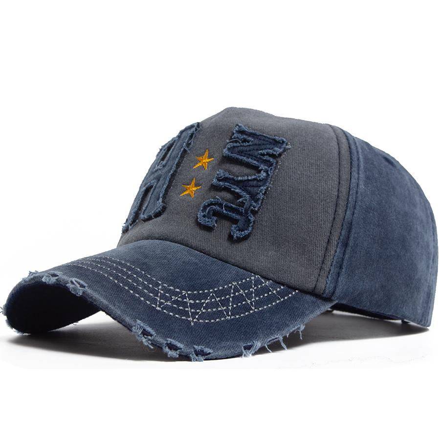 

Men Women Baseball Cap Fashion Vintage Washed Cotton Hip Hop Hat Spring Summer Casual Truck Cap Outdoor Sun Visor Adjustable Adjustable тёмно-синий