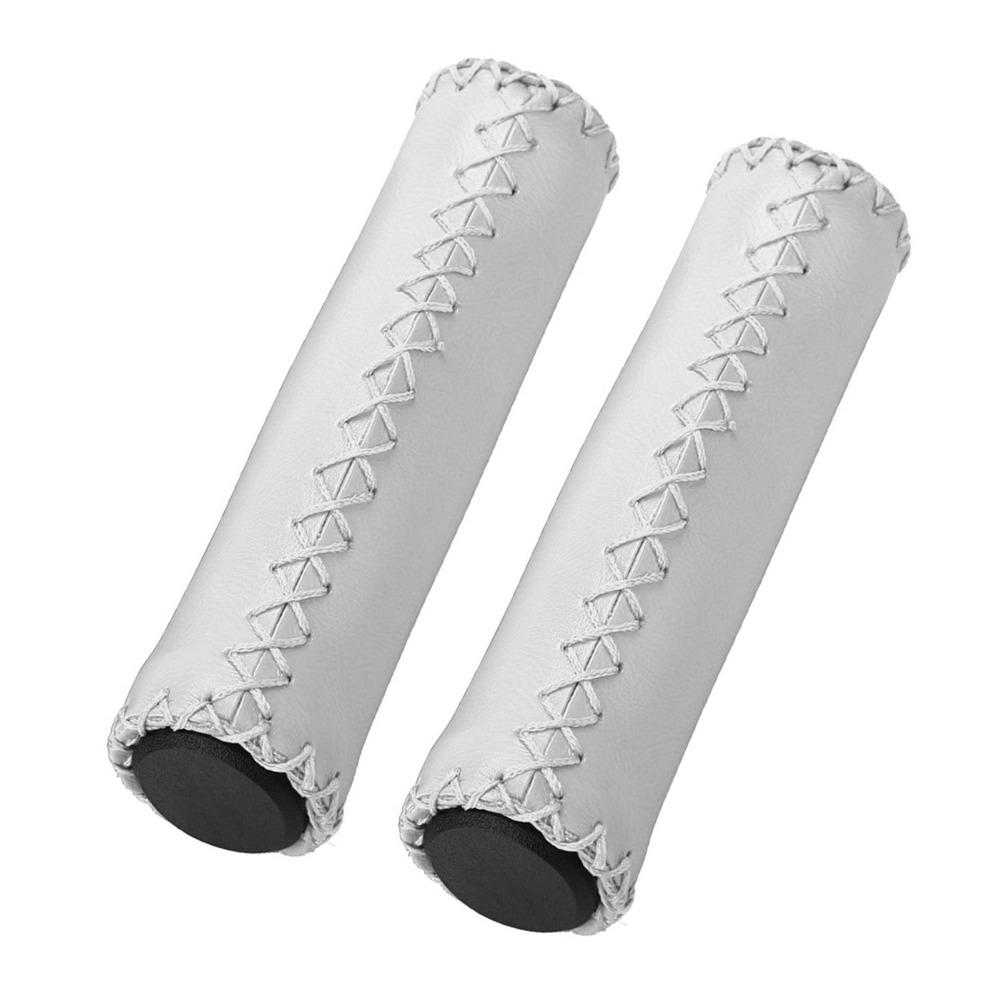 1 Pair Synthetic Leather Bike Handlebar Grips for Mountain Bike,Road Bike