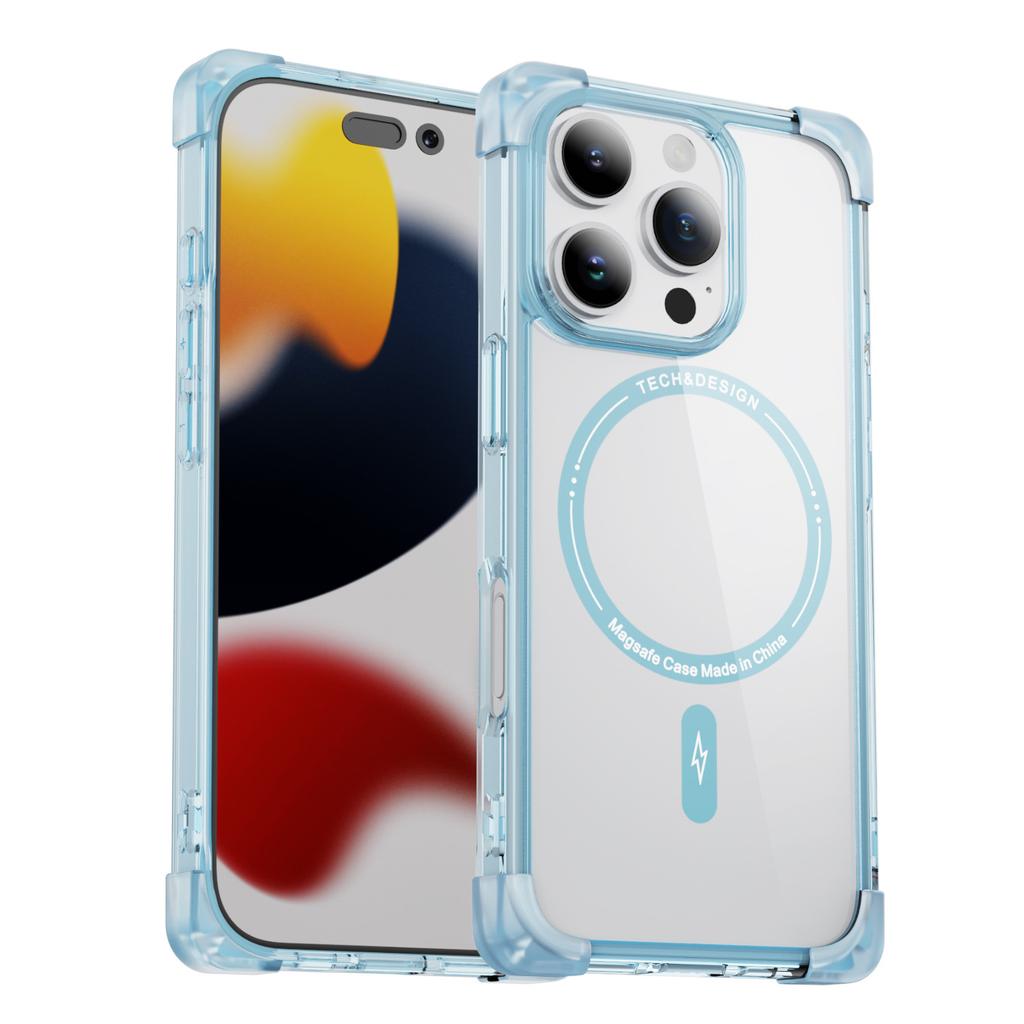 Mobile Phone Case Niche High-end Magnetic Transparent Case for Apple 13/14/15/16pro for Apple Mobile Phone Case