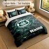 Bedding Set 1 Duvet Cover 2 Pillowcases Plymouth Argyle FC Print Soft Bed Linen Bedroom Decor