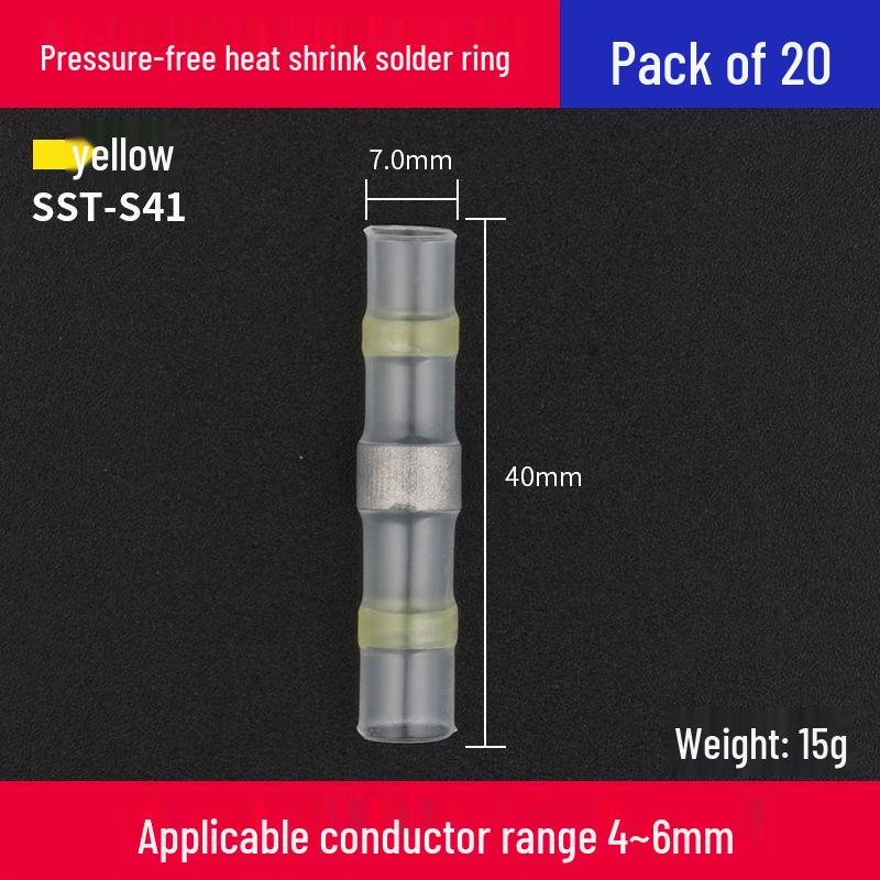 Solderless Waterproof Heat Shrink Wiring Terminal Connector