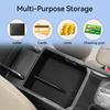 LUCKEASY for BYD M6 2024 2025 Center Console Armrest Storage Box Car Central Tray Organizer Accessories Stowing Tidying Black