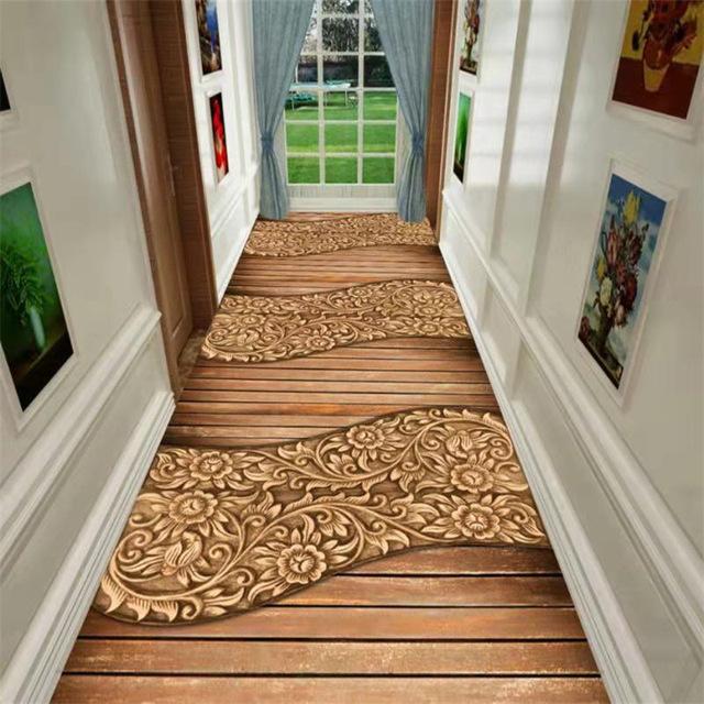 Fashion Simple Corridor Carpet Aisle Home Kitchen Non -Slip Strip Living Room Bedroom Room Decoration Corridor Porch Door Mat