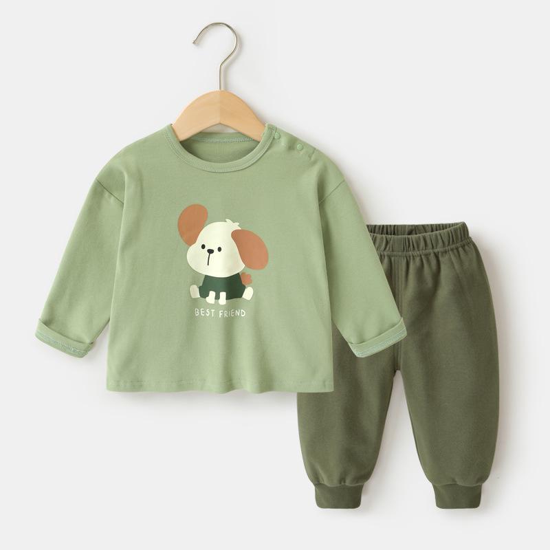 

Детский пижамный комплект из двух частей Kaka Panda на весну и осень 73cm