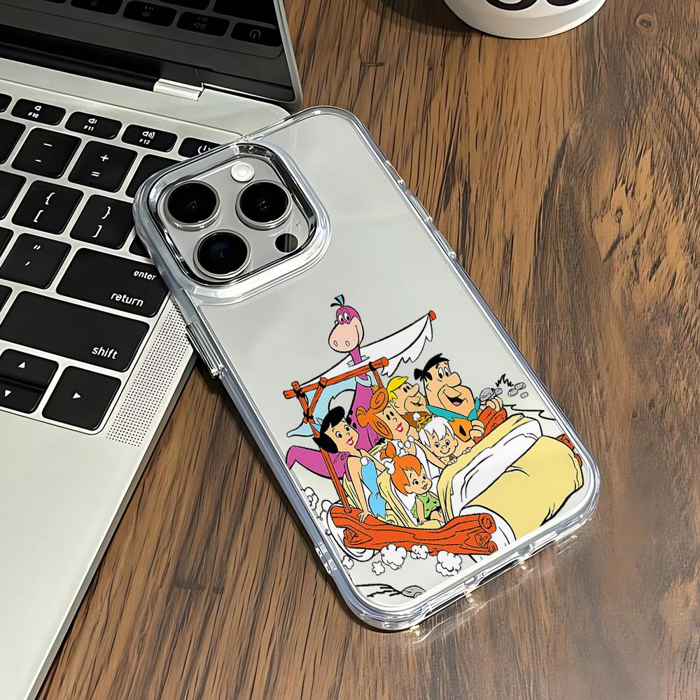 Fun Anime The Flintstons Phone Case For Xiaomi Redmi Note A5 A3 15 14 13 14c 13c 12 11 12s 12c 10c 10 9 Pro Plus 4G 5G Cover