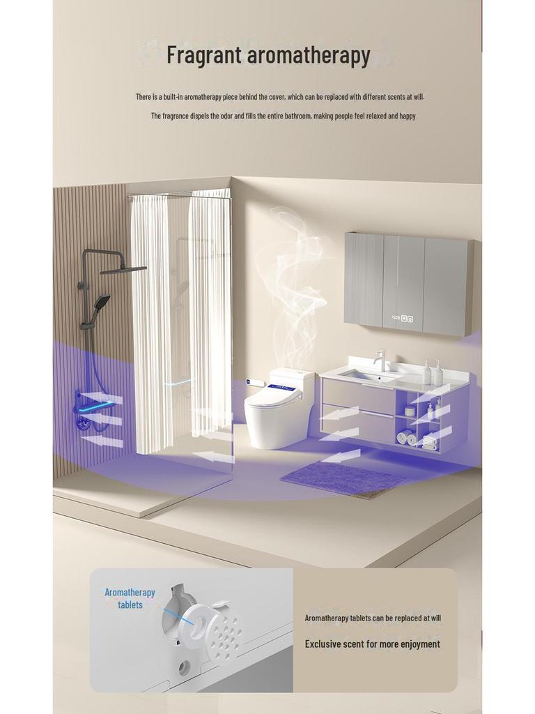 110V Smart Toilet Seat: Automatic Flip, Instant Heating, Electric Flush, Drying, Heated Seat