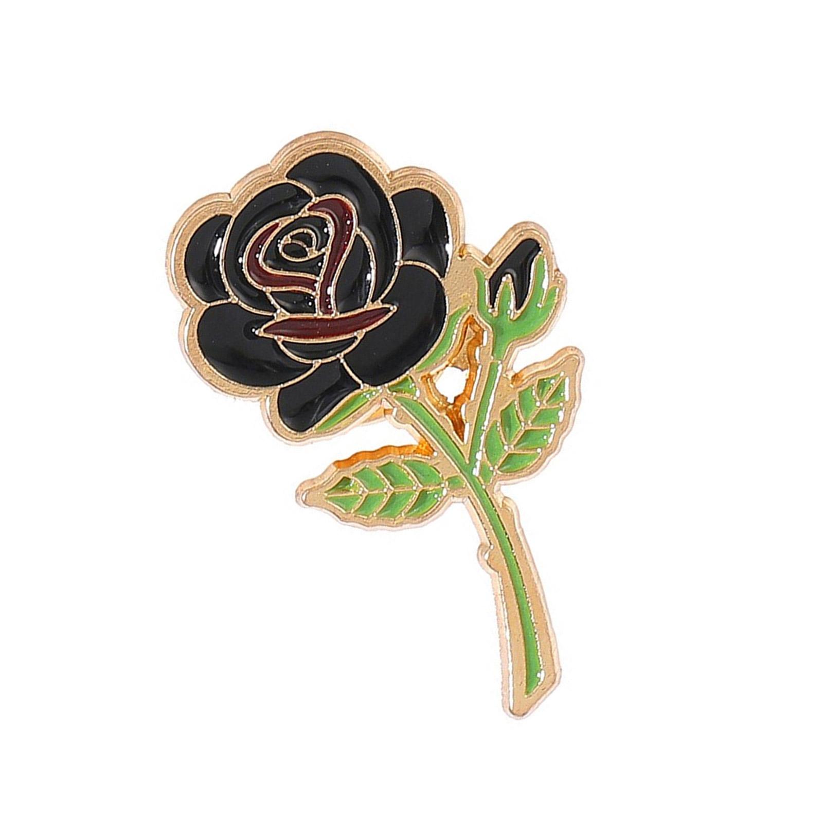 

Unique Rose Flower Brooch Pin Adornment Stylish Rose Brooch Jewelry for Formal Events and Floral Enthusiasts