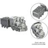 Money Saving Box Saving Bank 18.5x9x5.5cm Money Saving Bank Alloy Retro Train Model Saving Box Saving Train Saving Money Box for Table Decoration