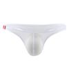 Men Briefs T Shape Thin High Elasticity Solid Color U Convex Pouch Male