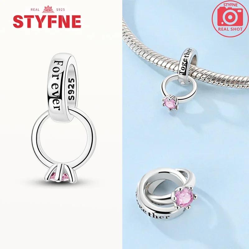 Copper Romantic Couple Love Heart Beads Valentine'S Day Charms Bead Fit Original Bracelets Fine Diy Jewelryfor Women Gift