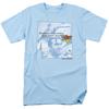 Army of Darkness Shop S Mart T Shirt Mens Licensed Retro Movie Tee Light Blue