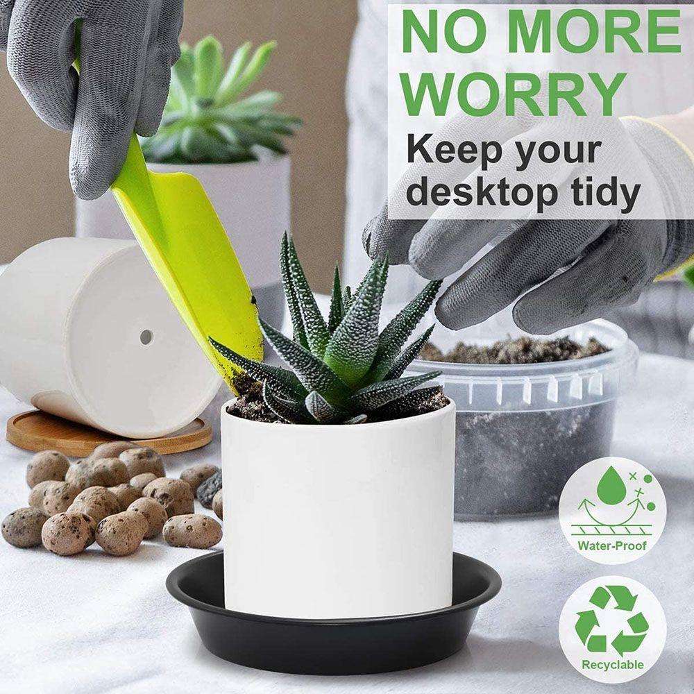 Color 4/6/7/8/10 Inch Round Heavy Duty Drip Drip Trays Plant Trays Flowerpot Trays Garden Supplies