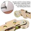 Door and Window Pulley Sliding Old-Fashioned Sliding Window Roller Hardware Accessories 1-1/4inch Load Bearing 330lbs