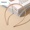 Colorful Matte Plastic Headband Korean Style Anti Slip Teeth Hair Clasp for Women Face Wash Press Hair Comfortable