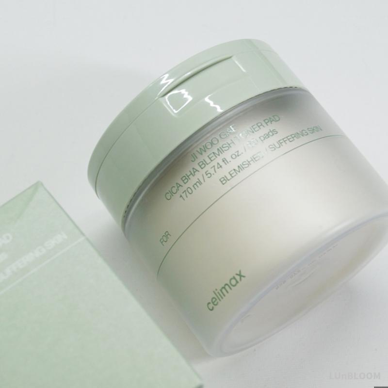 CELIMAX Ji Woo Gae Cica BHA Blemish Toner Pad 60 Sheets (+Free Gift)