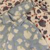 Winter Warm Pajama Sets Women Sweet Baggy Cloud Print Casual Home Girls Velvet Thicker Sleepwear Lounge Dormitory