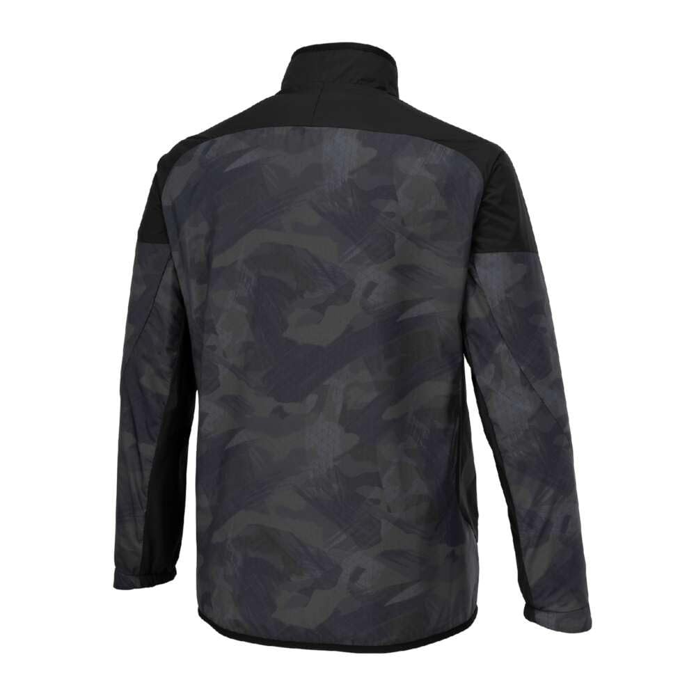 Mizuno Breath Thermo Warmer Training Black Jacket, Moisture-Wicking, Water-Repellent, Windproof, Brushed, Men's, 32MEB541,