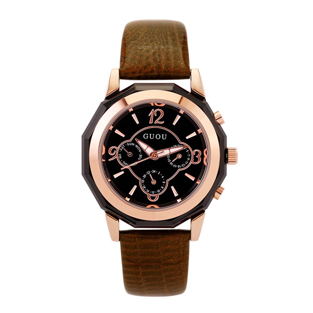 

Модные женские часы, новый стиль, кварцевые часы, водонепроницаемые, красивые, с большим циферблатом, темпераментные часы на поясе