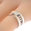 TIFFANY&Co.  # 8(Tamanho JP) anel ouro branco K18 Mulheres