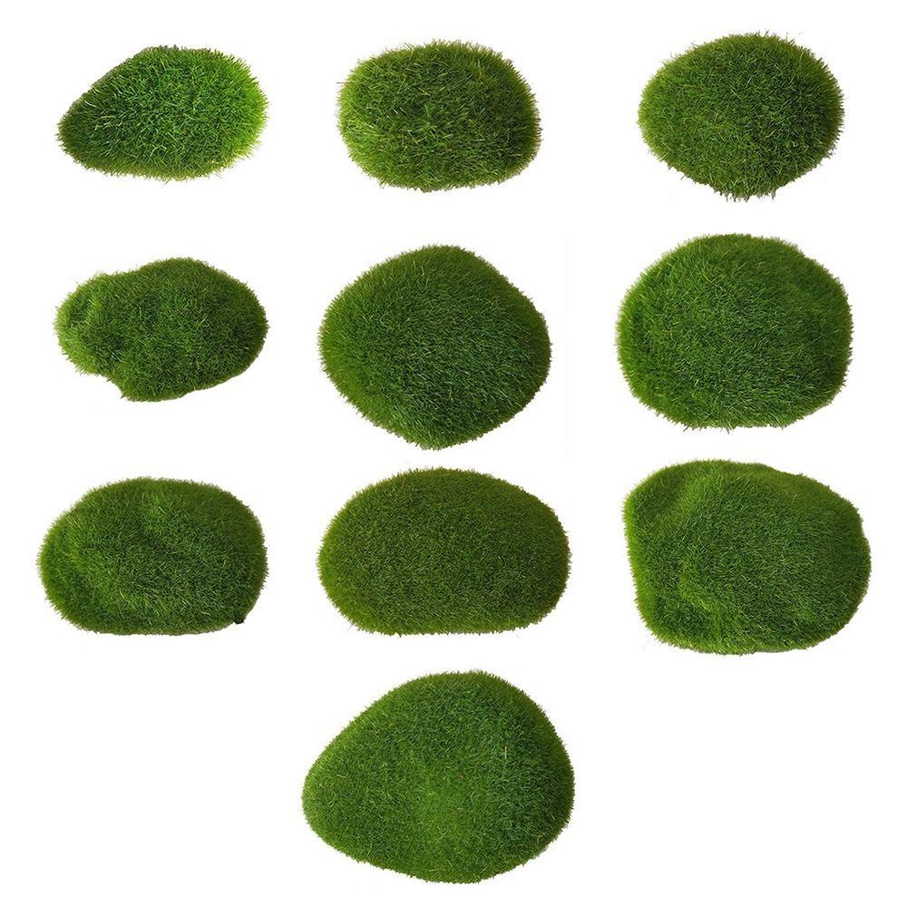 Garden Decorative Gravel Artificial Moss Rocks Fake Moss Stone Landscape Design
