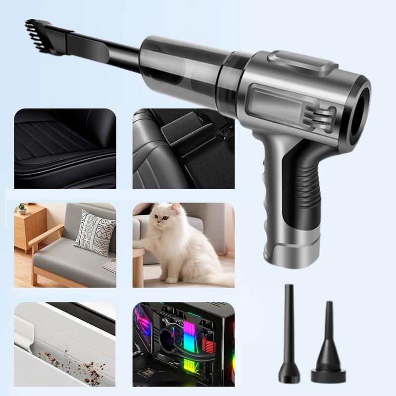 Vacuum Cleaner For Car Cordless Vacuum High Power Cordless Car Handheld Portable Air Duster With Multi-Nozzles For Home Pet