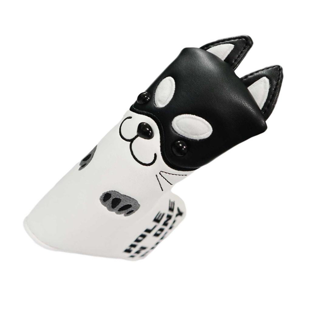 Kreskówkowy Pies PU Pokrowce na Główki Kijów Golfowych Pokrowce Ochronne na Główki Kijów Wodoodporne Pokrowce na Główki Kijów Golfowych Pokrowiec na Główkę Kija Żelaznego Wytrzymałe