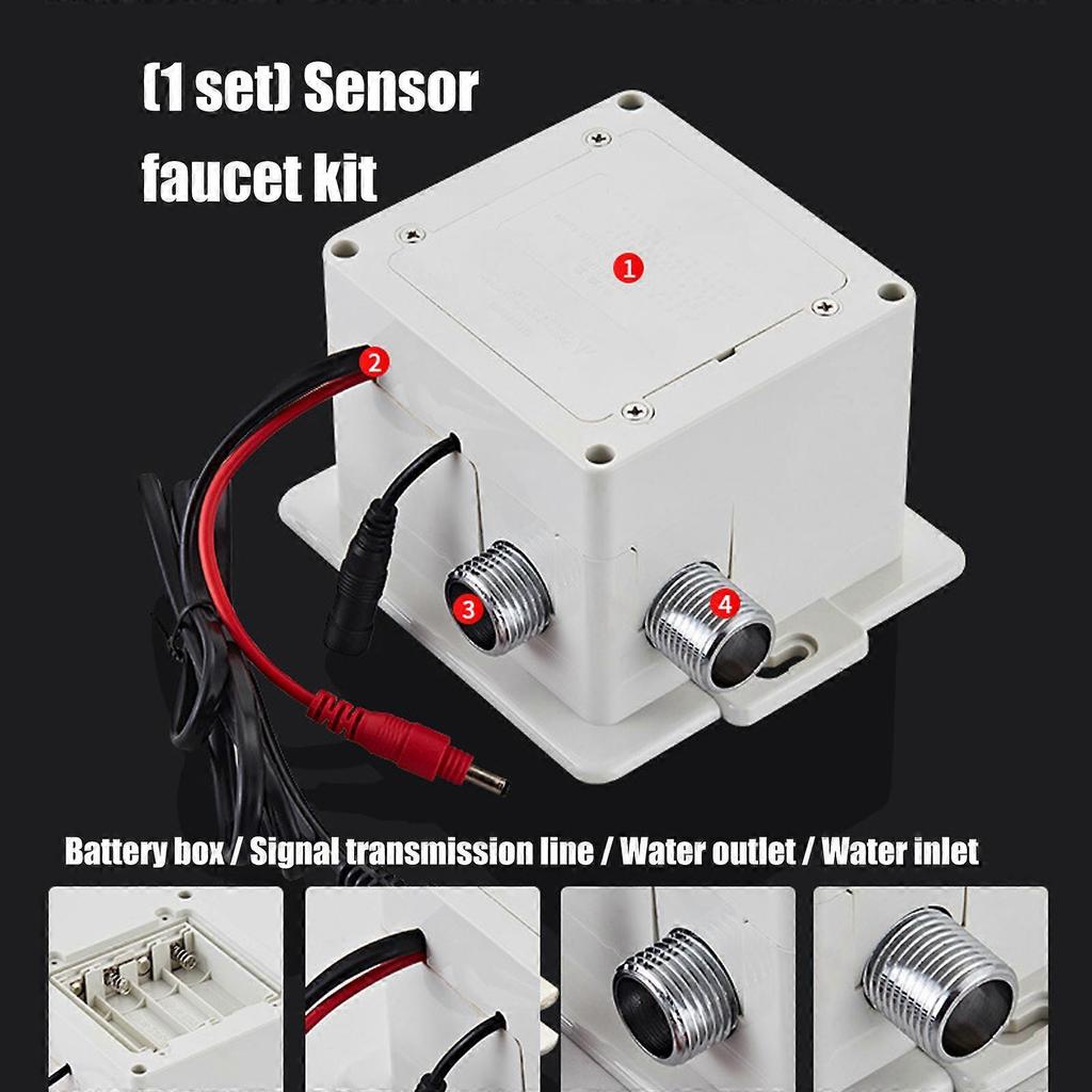 Small Motion Sensings Faucets Kit Fast Response Space Saving Installation Hygienic Automatic Faucets for Kitchen Bathroom