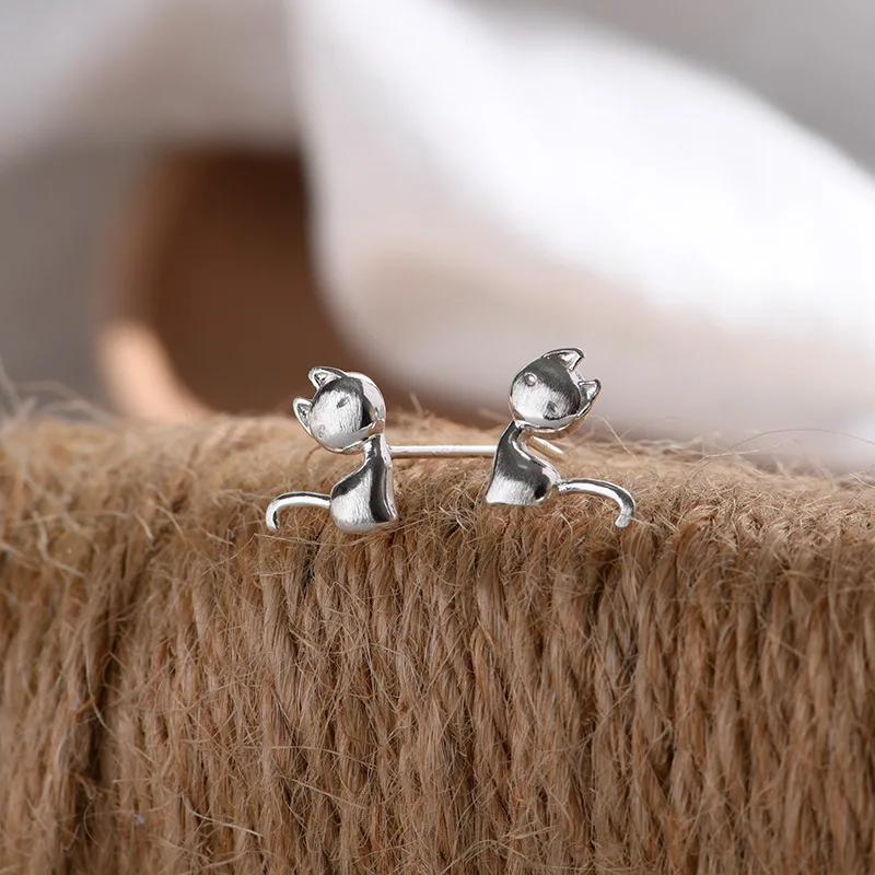 56 Types 925 Silver Zircon Puzzle Star Animal Geometric Stud Earrings for Women Fine Jewelry Minimalist Accessories