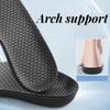 2Pairs of High-elasticity Shock-absorbing Sports Shoe Insoles with Built-in Arch Foot Pads, Suitable for Sports Shoes Comfortable Insoles